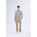 Giordano Men's Oxford Pattern Wrinkle Free Shirt - Premium Shirts