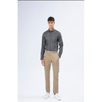Giordano Men's Oxford Pattern Wrinkle Free Shirt - Premium Shirts