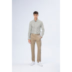 Giordano Men's Oxford Pattern Wrinkle Free Shirt - Premium Shirts