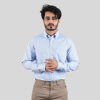 Giordano Men's Oxford Pattern Wrinkle Free Shirt - Premium Shirts