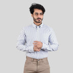 Giordano Men's Oxford Pattern Wrinkle Free Shirt - Premium Shirts