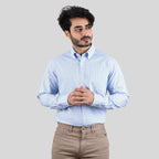 Giordano Men's Oxford Pattern Wrinkle Free Shirt - Premium Shirts