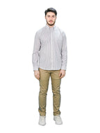 Giordano Men's Oxford Pattern Wrinkle Free Shirt - Premium Shirts