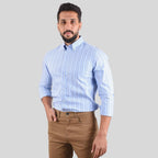Giordano Men's Oxford Pattern Wrinkle Free Shirt - Premium Shirts