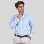 Giordano Men's Oxford Pattern Wrinkle Free Shirt - Premium Shirts