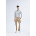 Giordano Men's Oxford Pattern Wrinkle Free Shirt - Premium Shirts