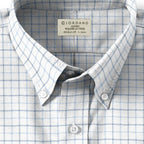 Giordano Men's Oxford Pattern Wrinkle Free Shirt - Premium Shirts