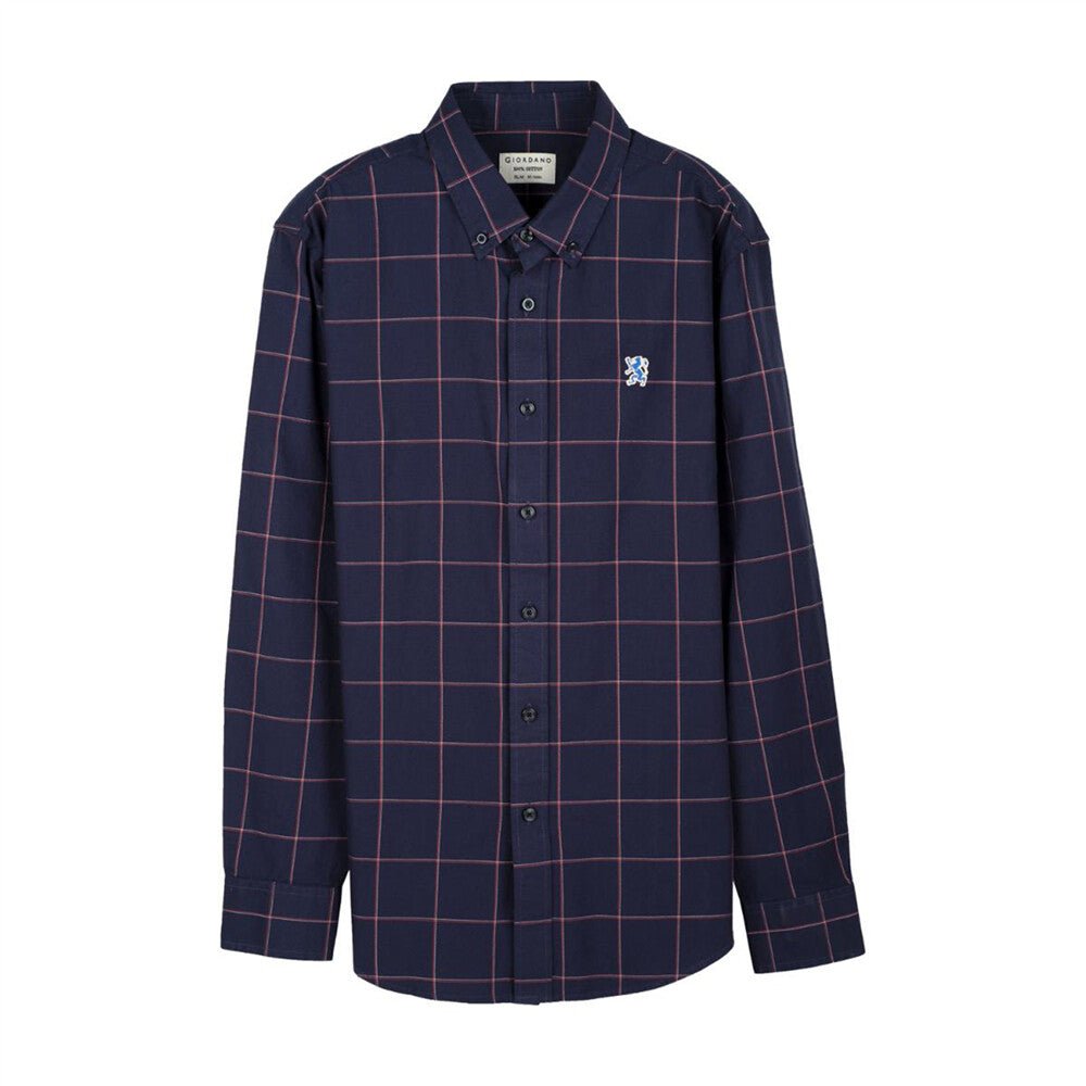Giordano Men's Oxford Shirt - Premium Shirts