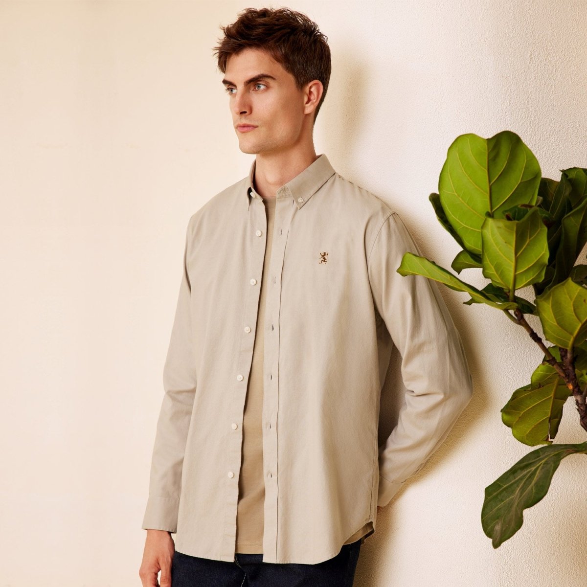 Giordano Men's Oxford Shirt - Premium Shirts