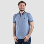 Giordano Men's Pique Flat Knit Collar Short Sleeve Thematic Slim Fit Embroidery Bold Polo - Premium Polo