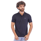 Giordano Men's Pique Flat Knit Collar Slim Fit Embroidery Solid Polo - Premium Polo