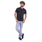 Giordano Men's Pique Flat Knit Collar Slim Fit Embroidery Solid Polo - Premium Polo