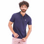 Giordano Men's Pique Flat Knit Collar Slim Fit Embroidery Solid Polo - Premium Polo