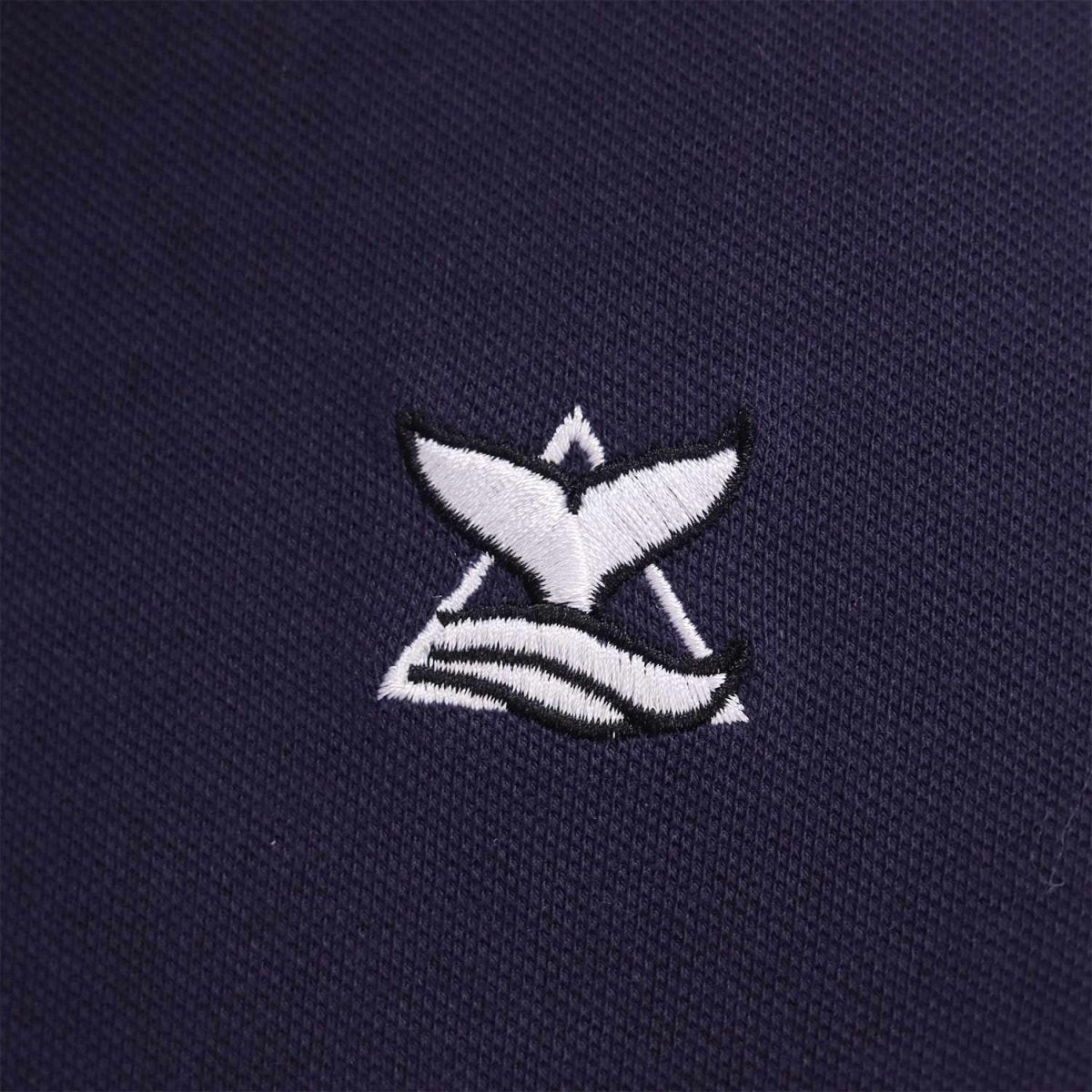 Giordano Men's Pique Flat Knit Collar Slim Fit Embroidery Solid Polo - Premium Polo