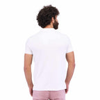 Giordano Men's Pique Flat Knit Collar Slim Fit Embroidery Solid Polo - Premium Polo