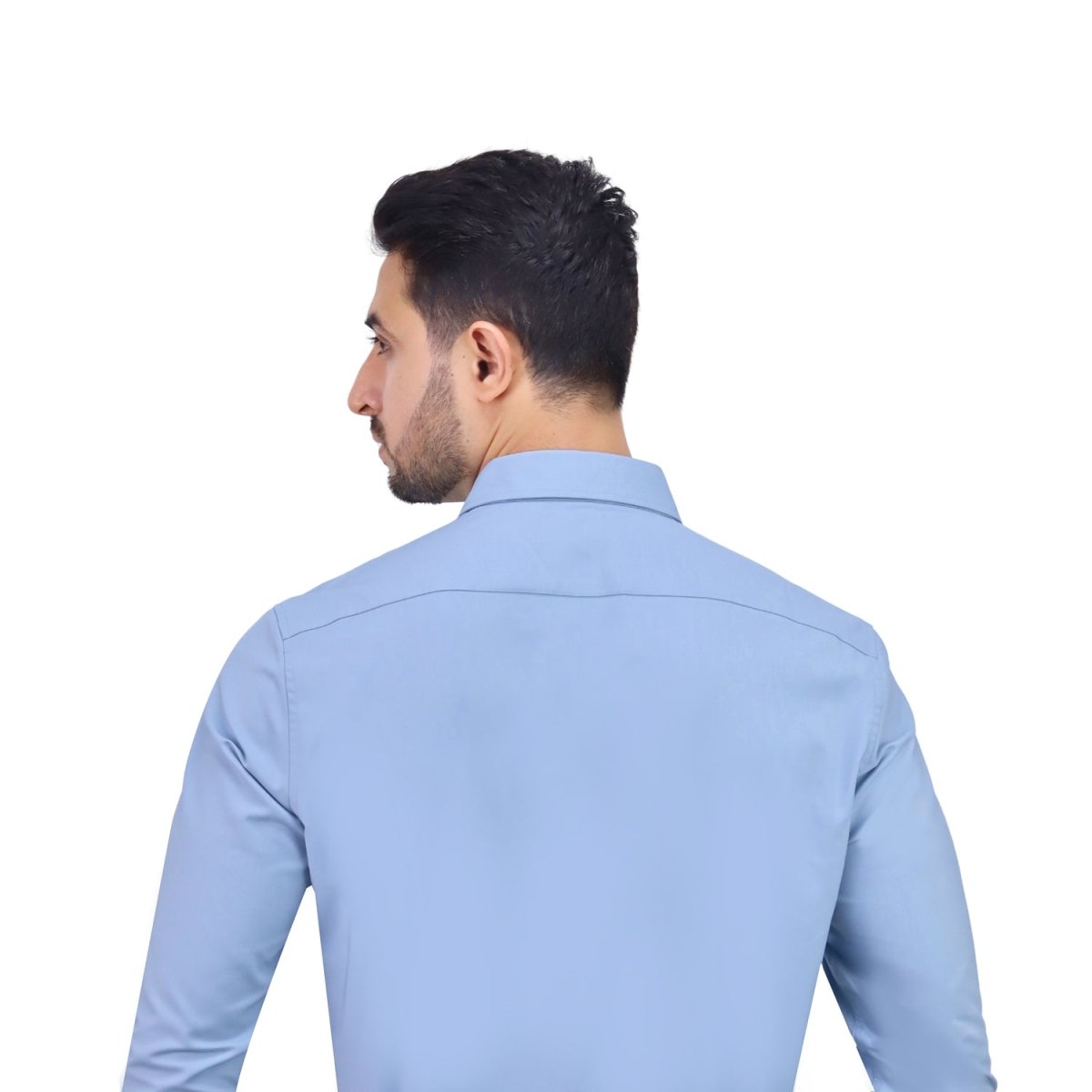 Giordano Men's Polyester Modal Lycra Twill Slim Fit Easy Care Shirt - Premium Shirts