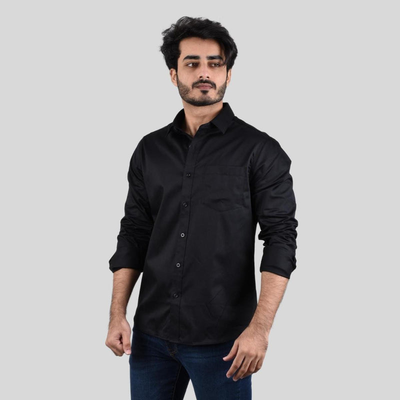 Giordano Men's Poplin Cotton Slim Fit Shirt - Premium Shirts
