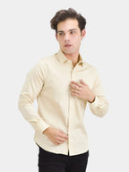 Giordano Men's Poplin Cotton Slim Fit Shirt - Premium Shirts