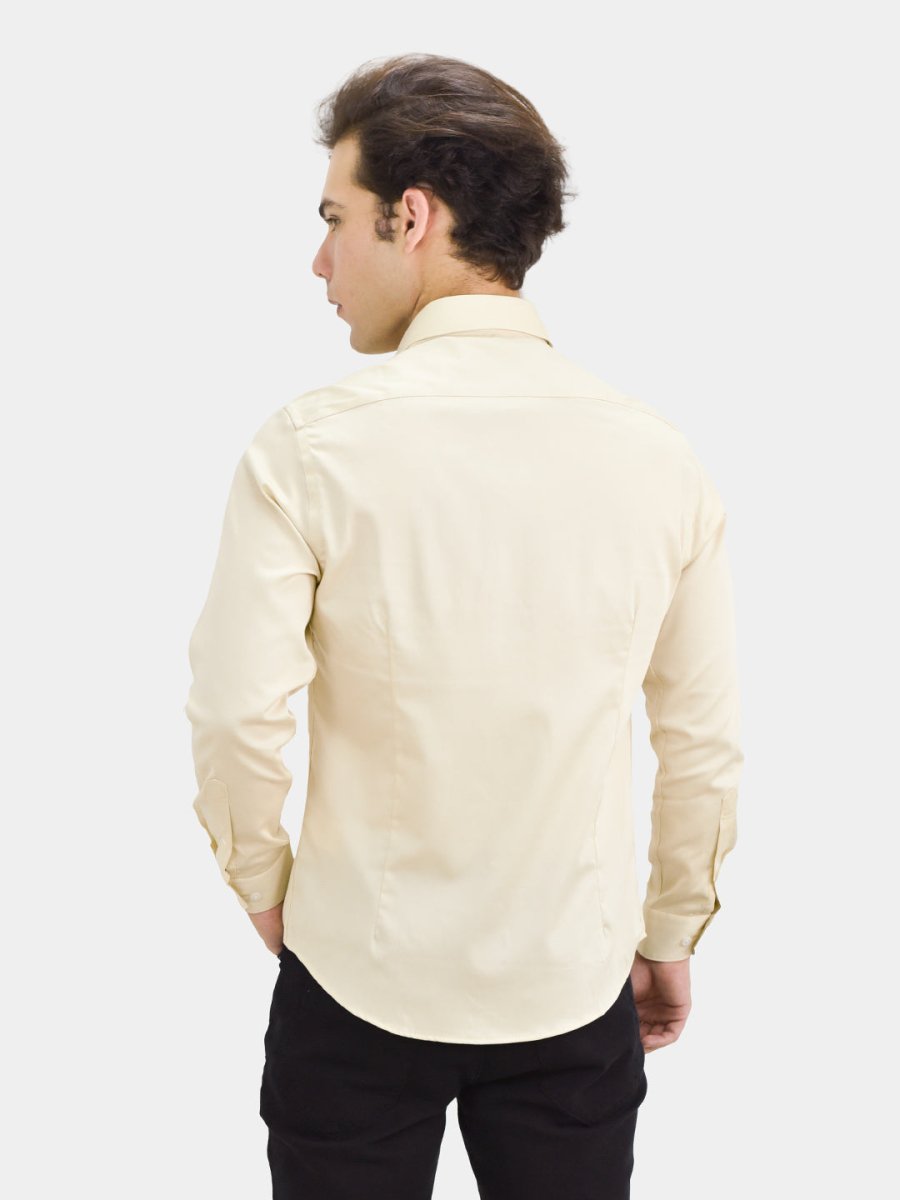 Giordano Men's Poplin Cotton Slim Fit Shirt - Premium Shirts