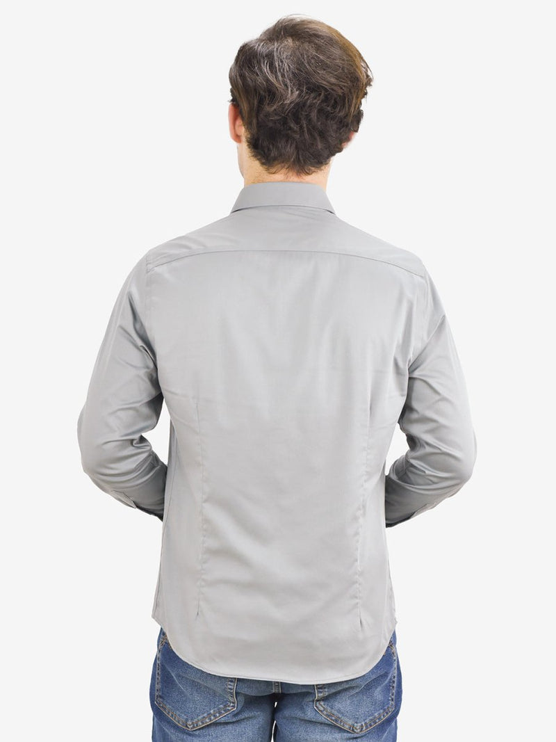 Giordano Men's Poplin Cotton Slim Fit Shirt - Premium Shirts