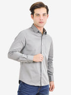 Giordano Men's Poplin Cotton Slim Fit Shirt - Premium Shirts