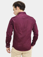Giordano Men's Poplin Cotton Slim Fit Shirt - Premium Shirts