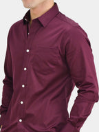 Giordano Men's Poplin Cotton Slim Fit Shirt - Premium Shirts