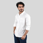 Giordano Men's Poplin Cotton Slim Fit Shirt - Premium Shirts