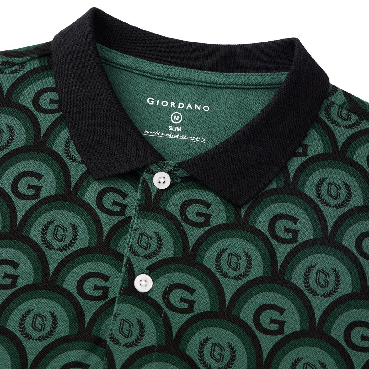 Giordano Men's Print Polo - Premium Polo