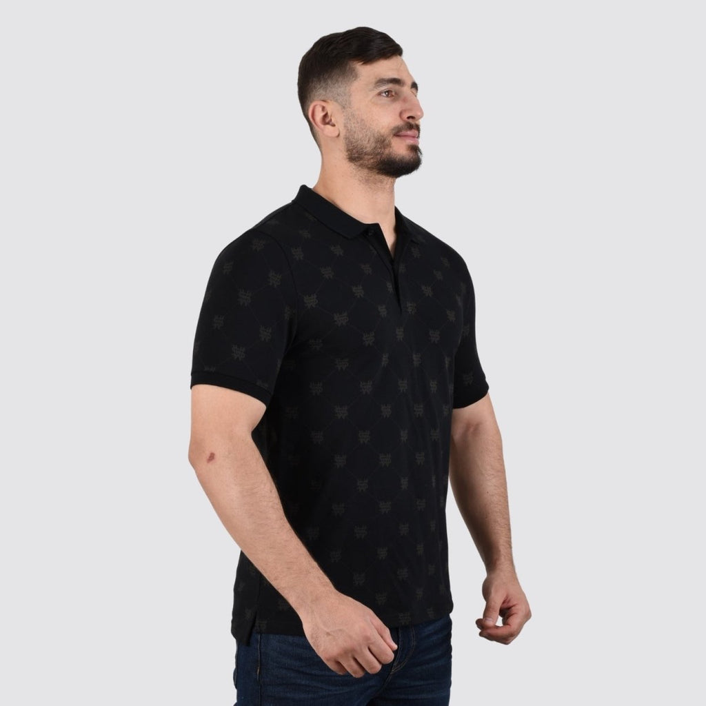Giordano Men's Print Polo - Premium Polo