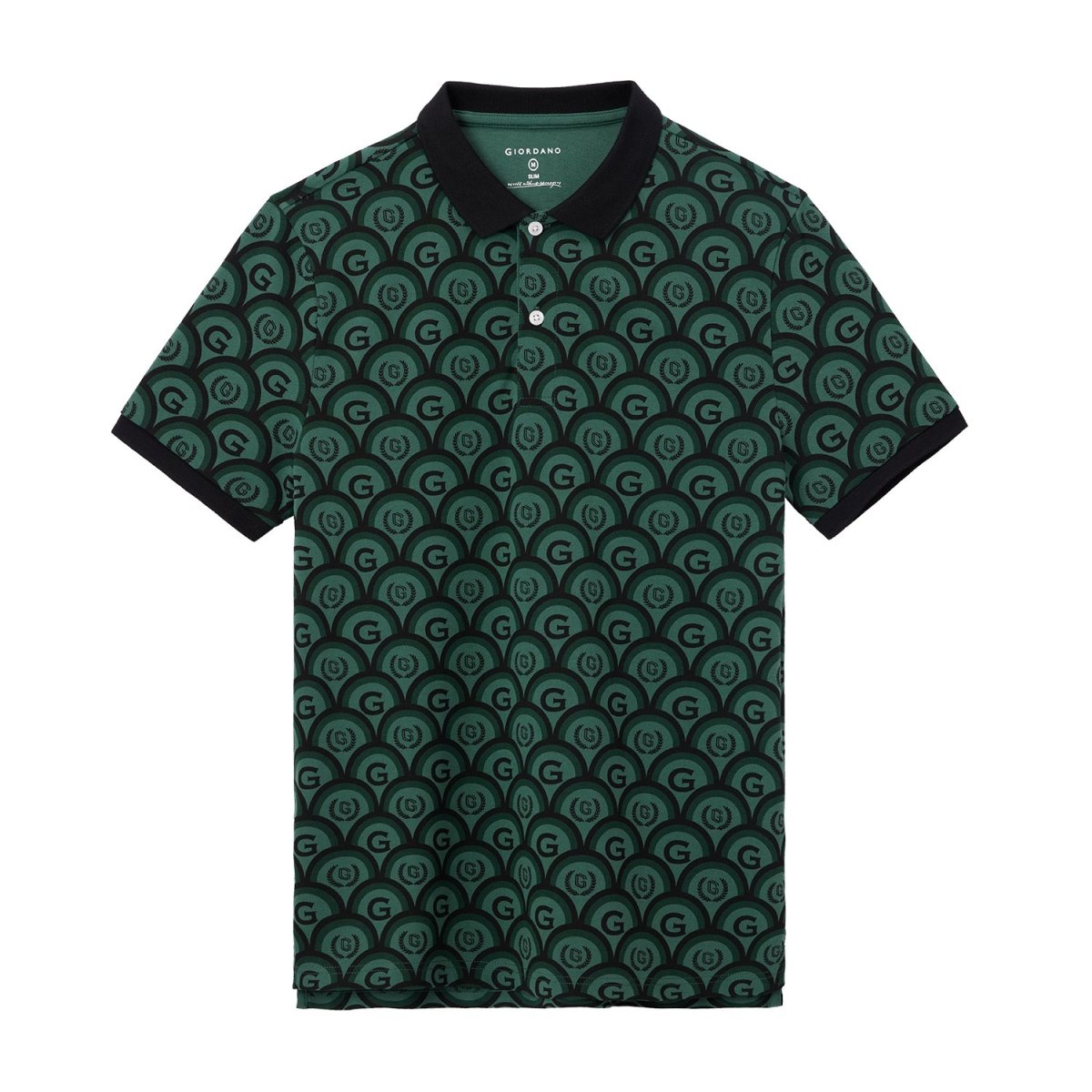Giordano Men's Print Polo - Premium Polo