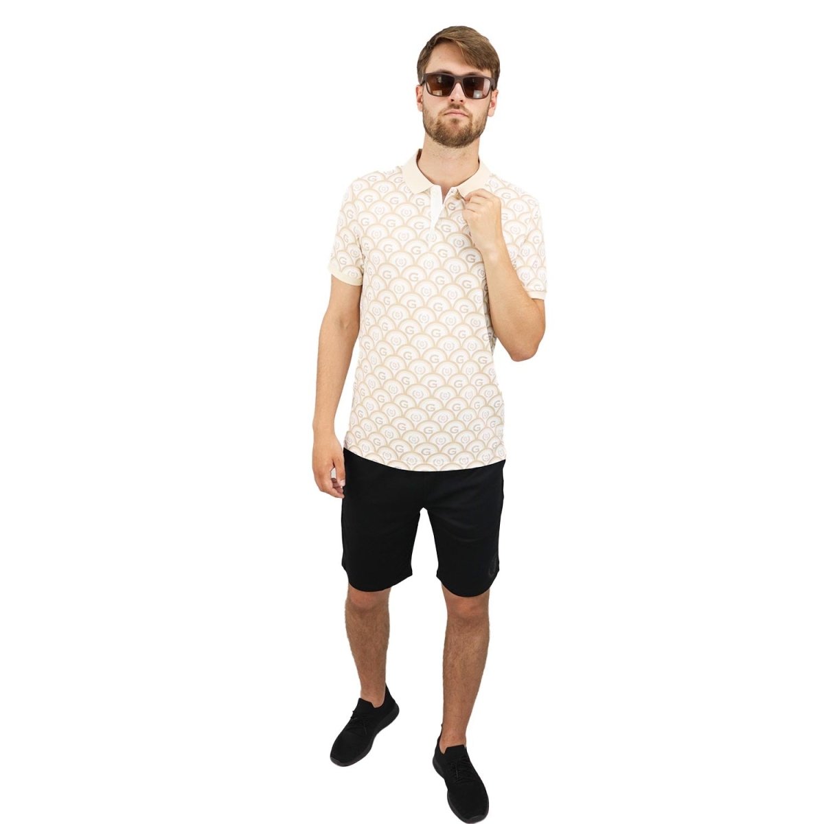 Giordano Men's Print Polo - Premium Polo