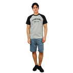 Giordano Men's Print Slim Fit Cotton Jersey Reglan Tee - Premium Tee