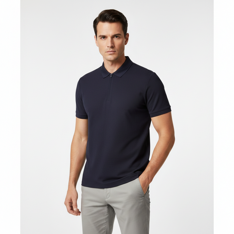 Men's Regular Fit Cotton Blend Polo