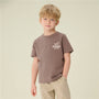 Giordano Kid's Regular Fit Cotton Crew Neck Graphic Print Tee - Premium Print Tee