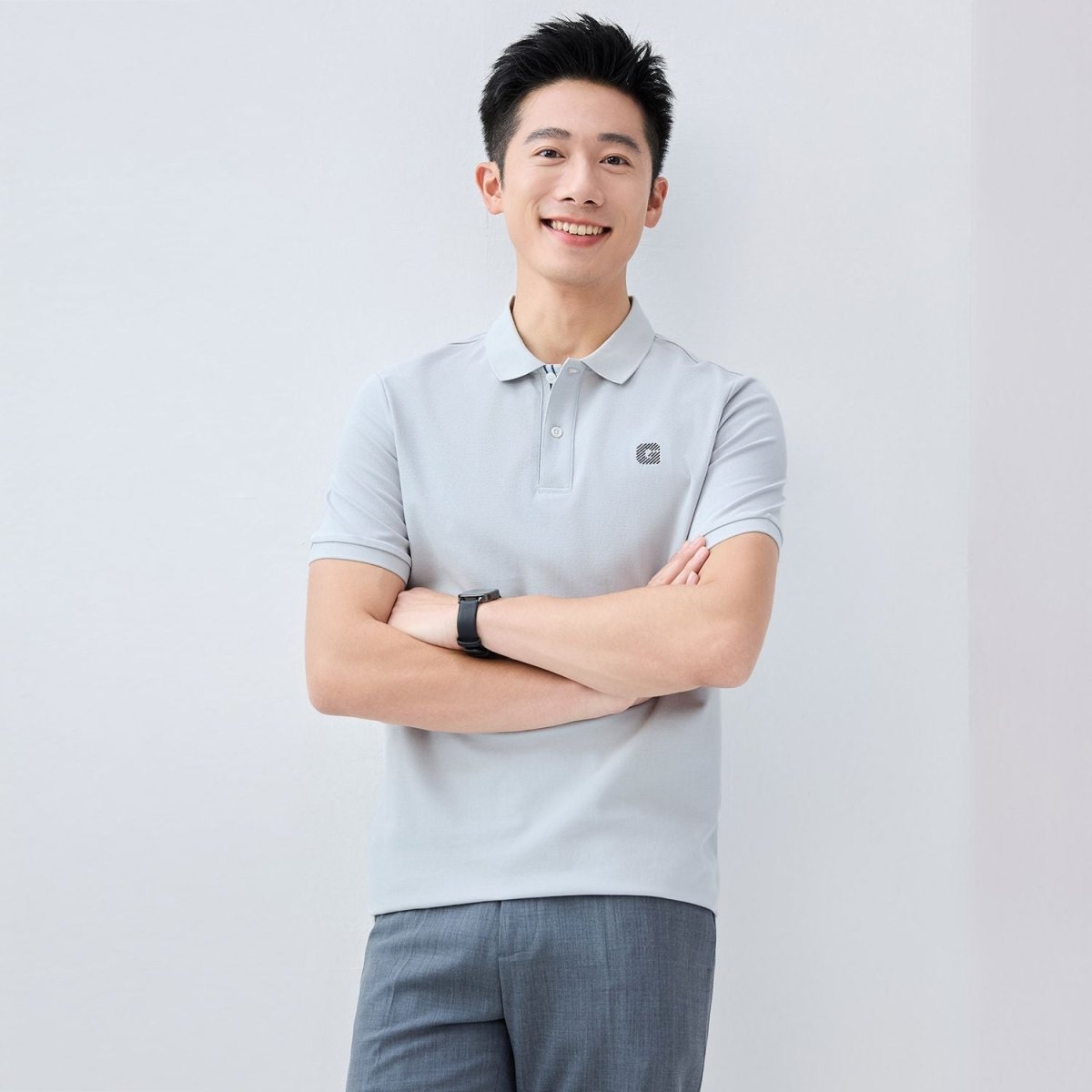 Giordano Men’s Regular Fit Cotton Pique Polo - first_variant_option_2 Premium Polo for Giordano