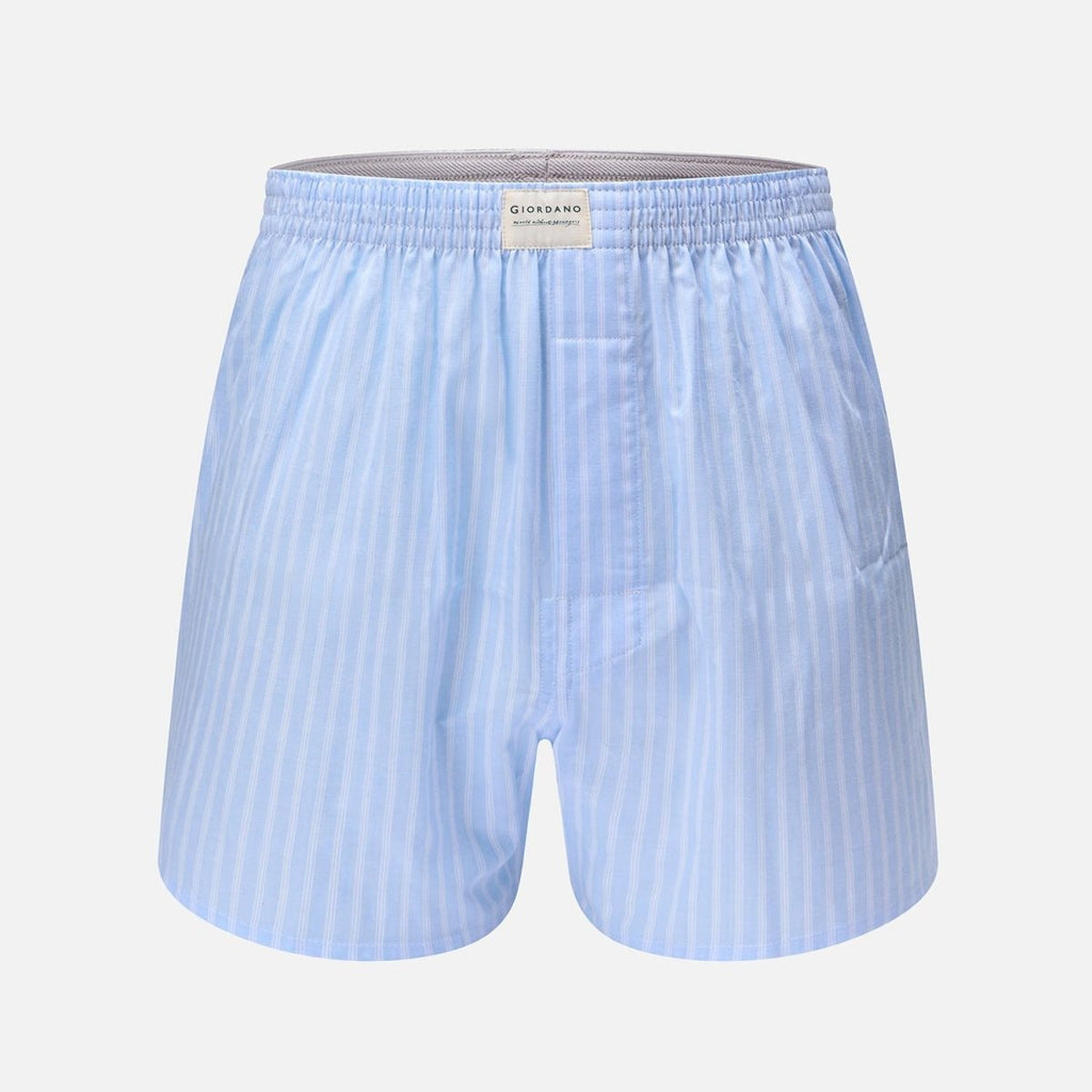 Giordano Men’s Regular Fit Cotton Poplin Boxers 3-Pack - Premium Briefs