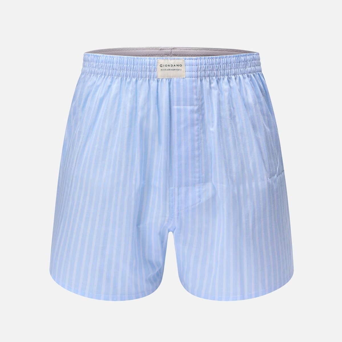 Giordano Men’s Regular Fit Cotton Poplin Boxers 3-Pack - Premium Briefs