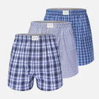 Giordano Men’s Regular Fit Cotton Poplin Boxers 3 - Pack - first_variant_option_2 Premium Briefs for Giordano