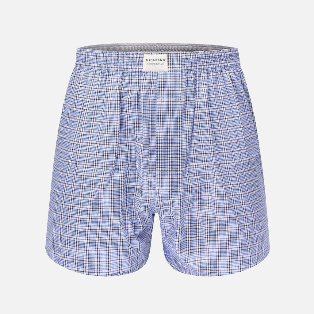 Giordano Men’s Regular Fit Cotton Poplin Boxers 3 - Pack - first_variant_option_2 Premium Briefs for Giordano