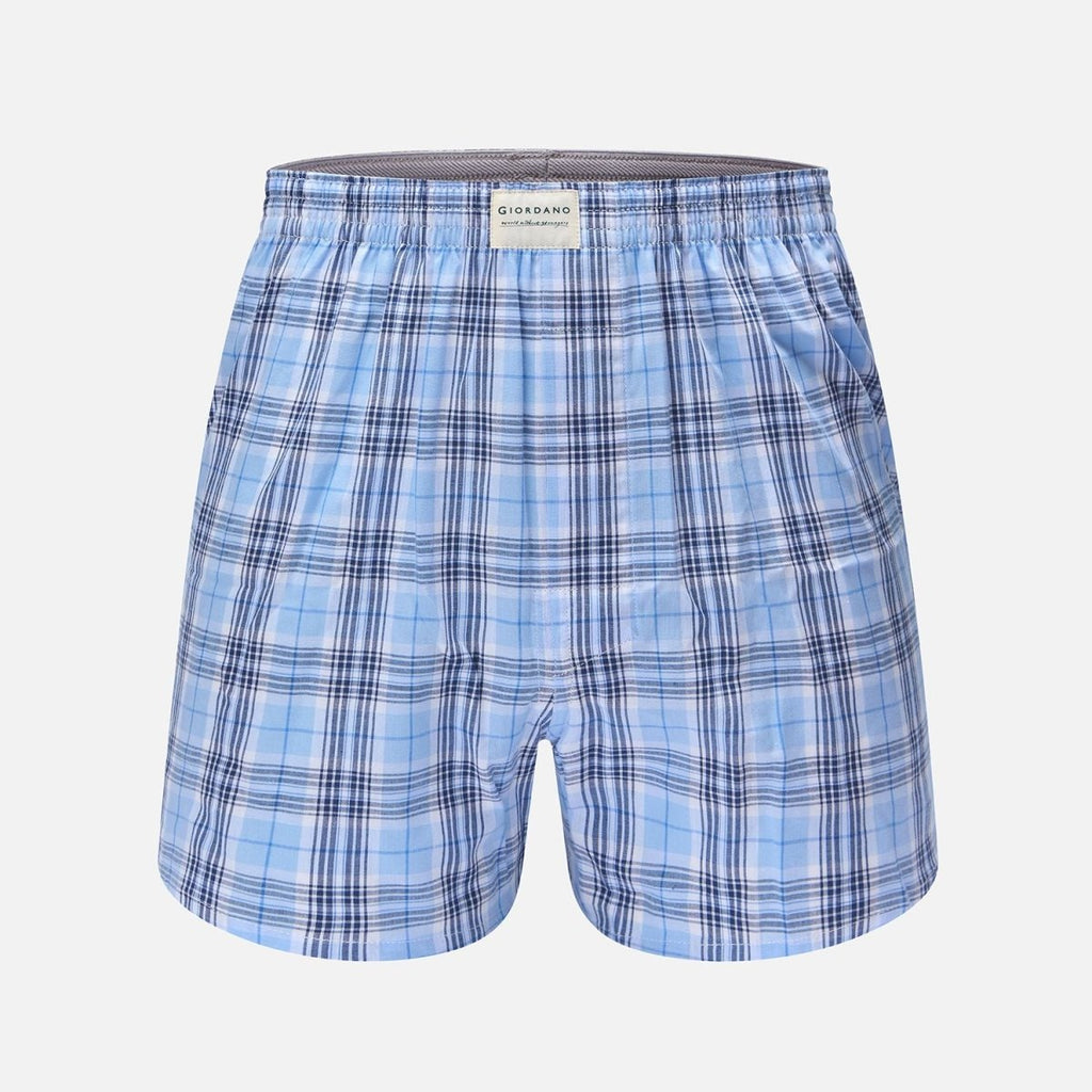 Giordano Men’s Regular Fit Cotton Poplin Boxers 3-Pack - Premium Briefs