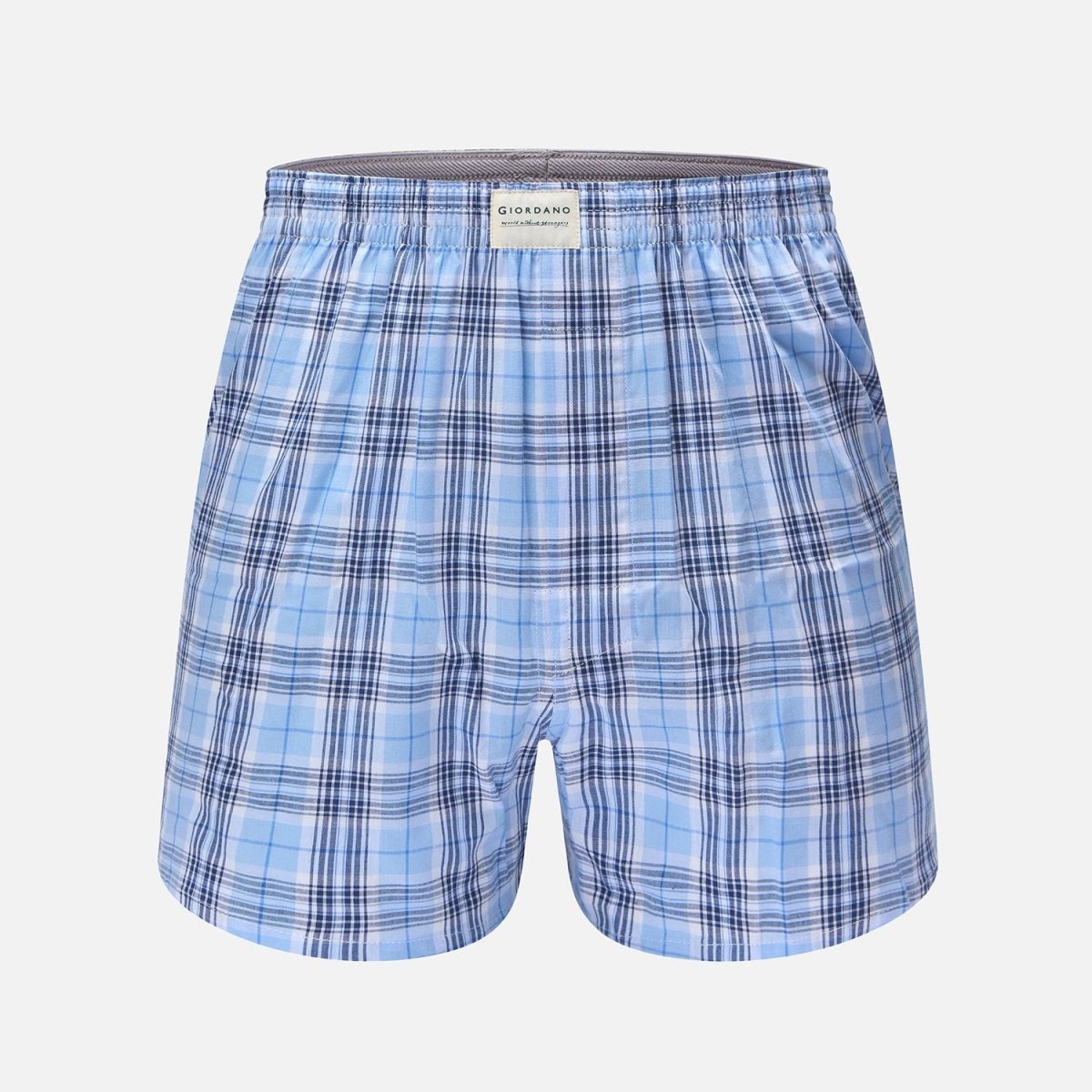 Giordano Men’s Regular Fit Cotton Poplin Boxers 3-Pack - Premium Briefs