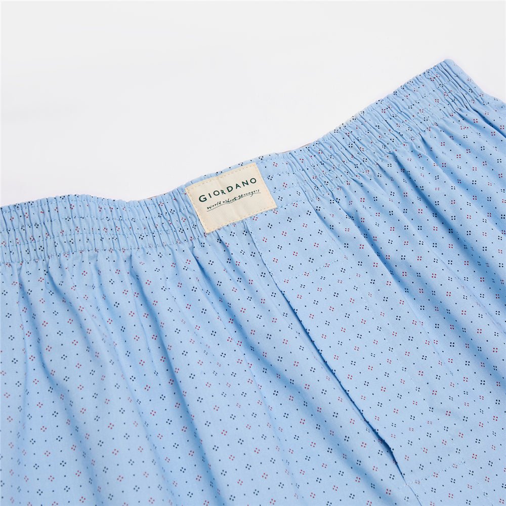 Giordano Men's Regular Fit Cotton Poplin Boxers 3 - Pack - first_variant_option_2 Premium Joggers for Giordano