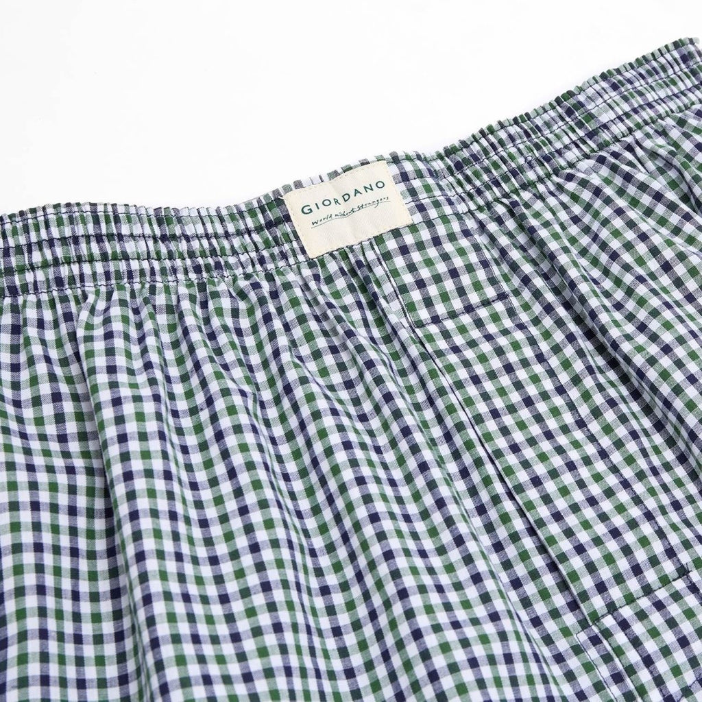 Giordano Men’s Regular Fit Cotton Poplin Boxers 3-Pack - Premium Briefs