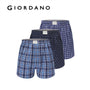 Giordano Men's Regular Fit Cotton Poplin Boxers 3-Pack - Premium Joggers