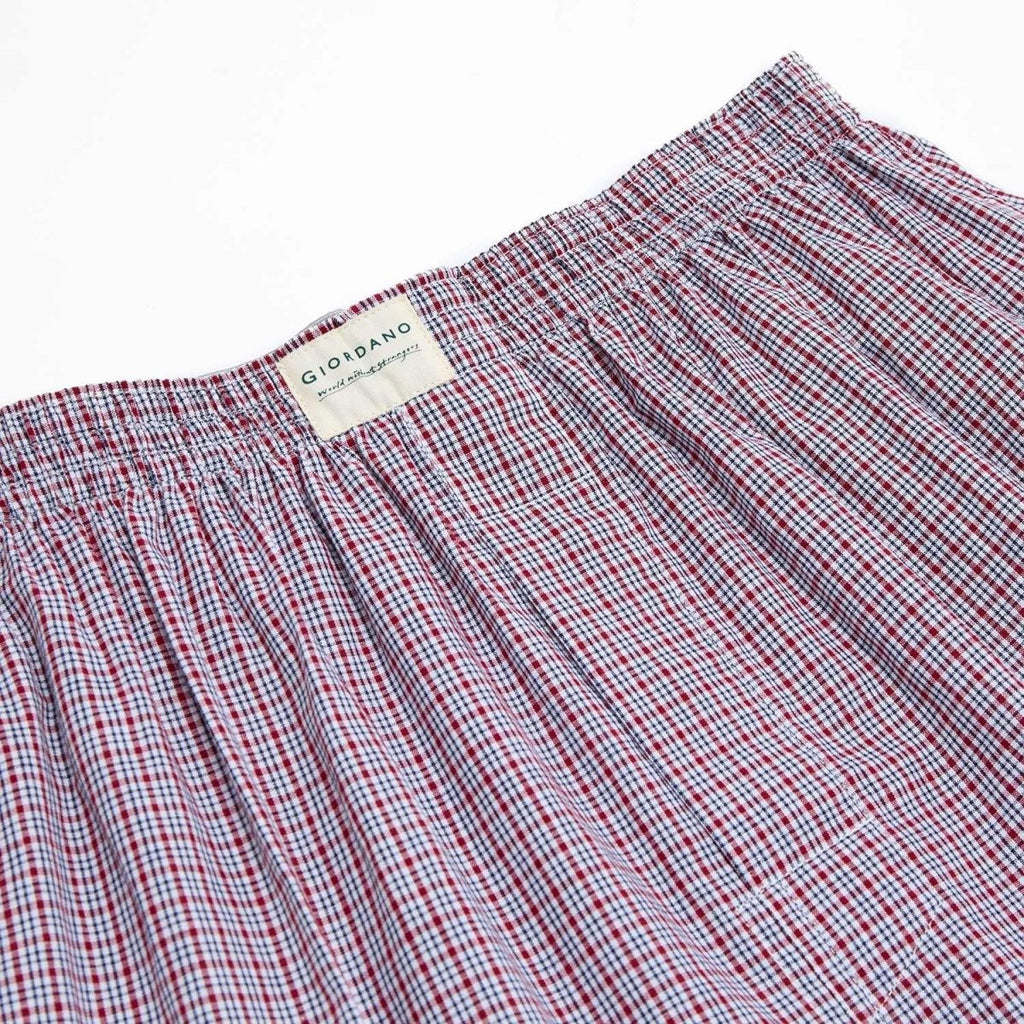 Giordano Men’s Regular Fit Cotton Poplin Boxers 3-Pack - Premium Briefs