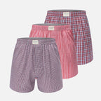 Giordano Men’s Regular Fit Cotton Poplin Boxers 3-Pack - Premium Briefs