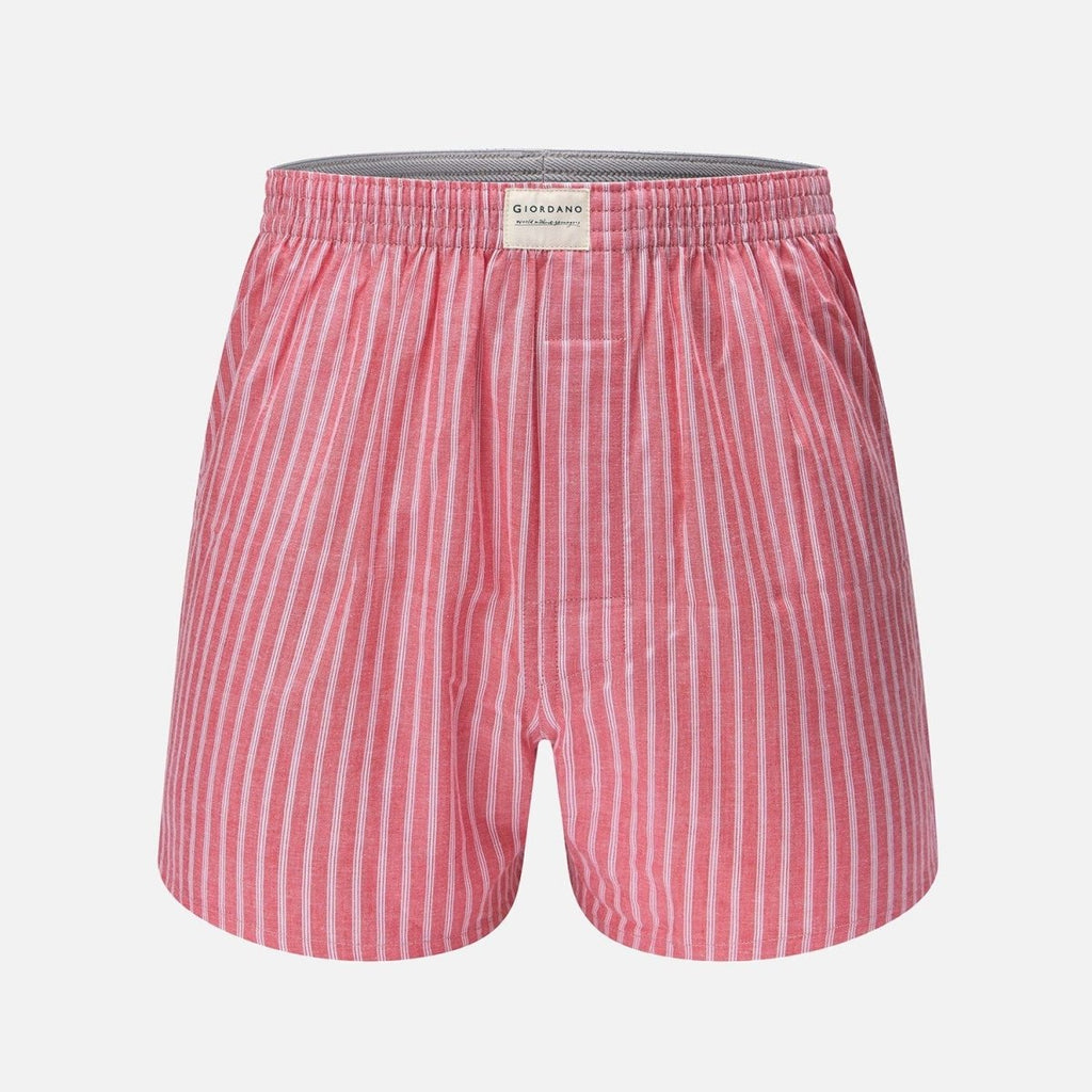Giordano Men’s Regular Fit Cotton Poplin Boxers 3-Pack - Premium Briefs