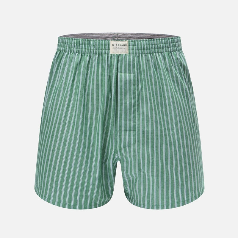 Giordano Men’s Regular Fit Cotton Poplin Boxers 3-Pack - Premium Briefs