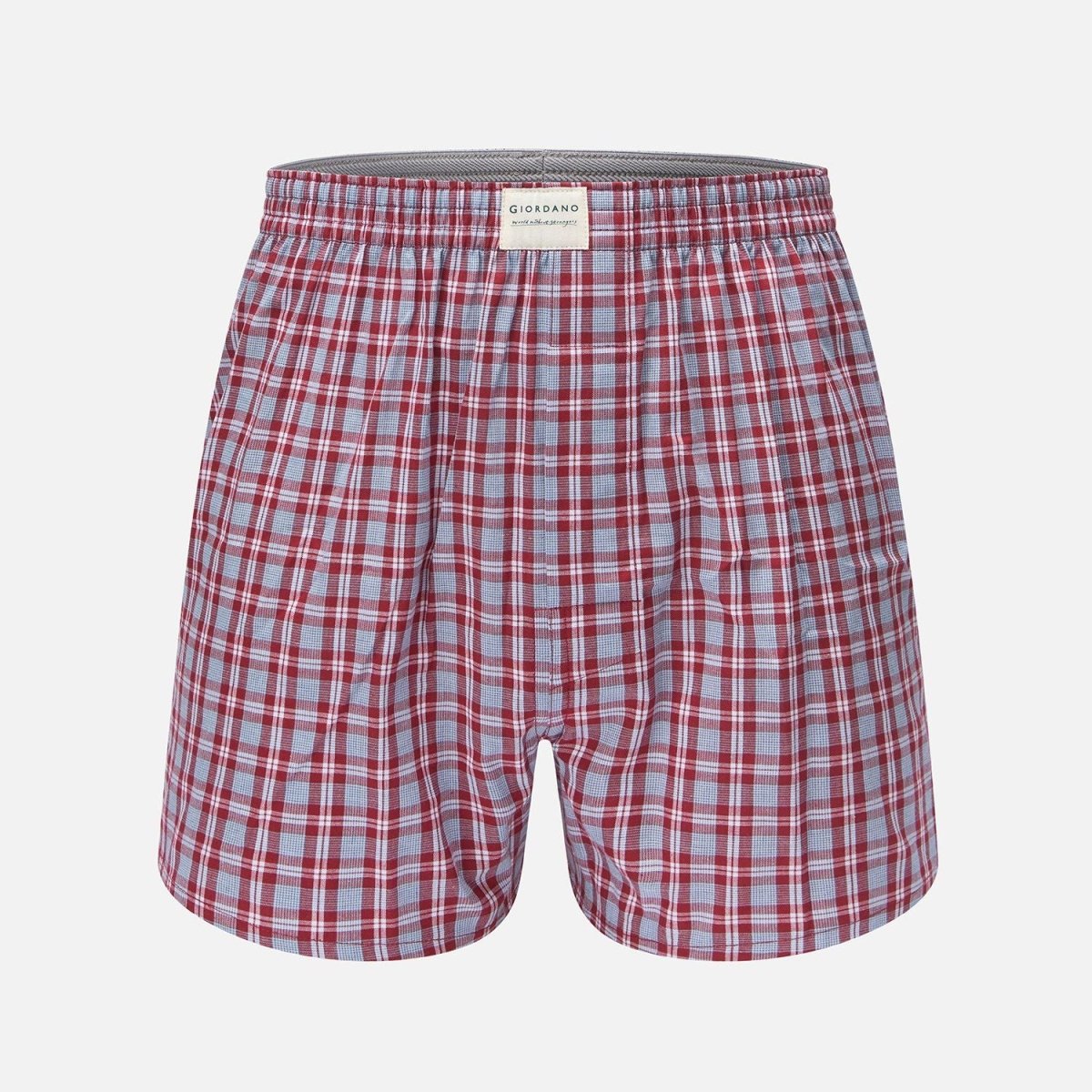 Giordano Men’s Regular Fit Cotton Poplin Boxers 3-Pack - Premium Briefs